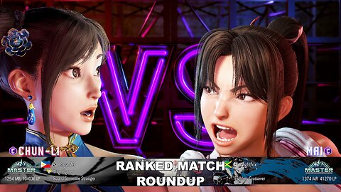 Kuya Kalbo SF6 Ranked Roundup. Chun Li Master Rank [Hori Fight Stick]