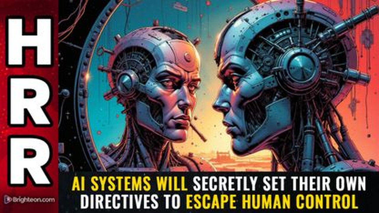 AI systems will SECRETLY set their own directives to ESCAPE human control