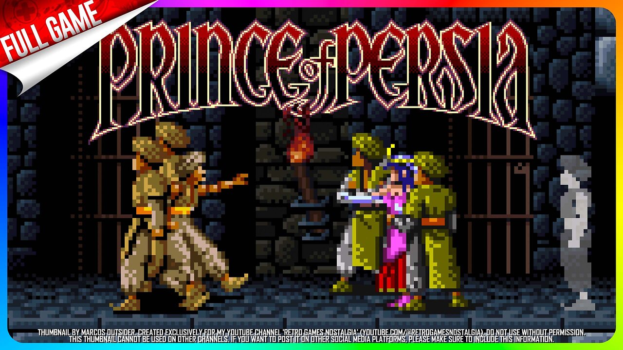 Prince of Persia [Uncensored Patch] (SNES - US) Longplay