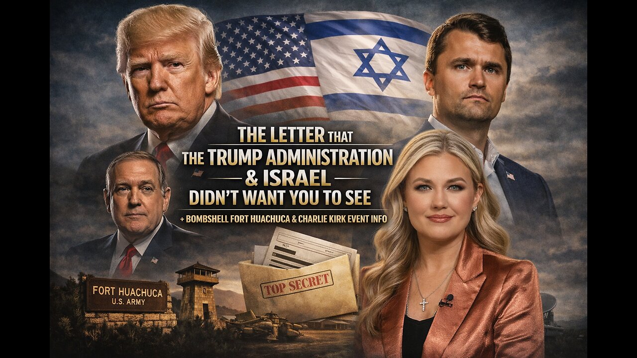 The Letter That The Trump Administration & Israel Didn't Want You To See + Bombshell Fort Huahchuca & Charlie Kirk Event Info