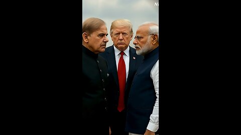 American donald trump , India Narendra Modi , Pakistan shabhaz sharif Fight Scene