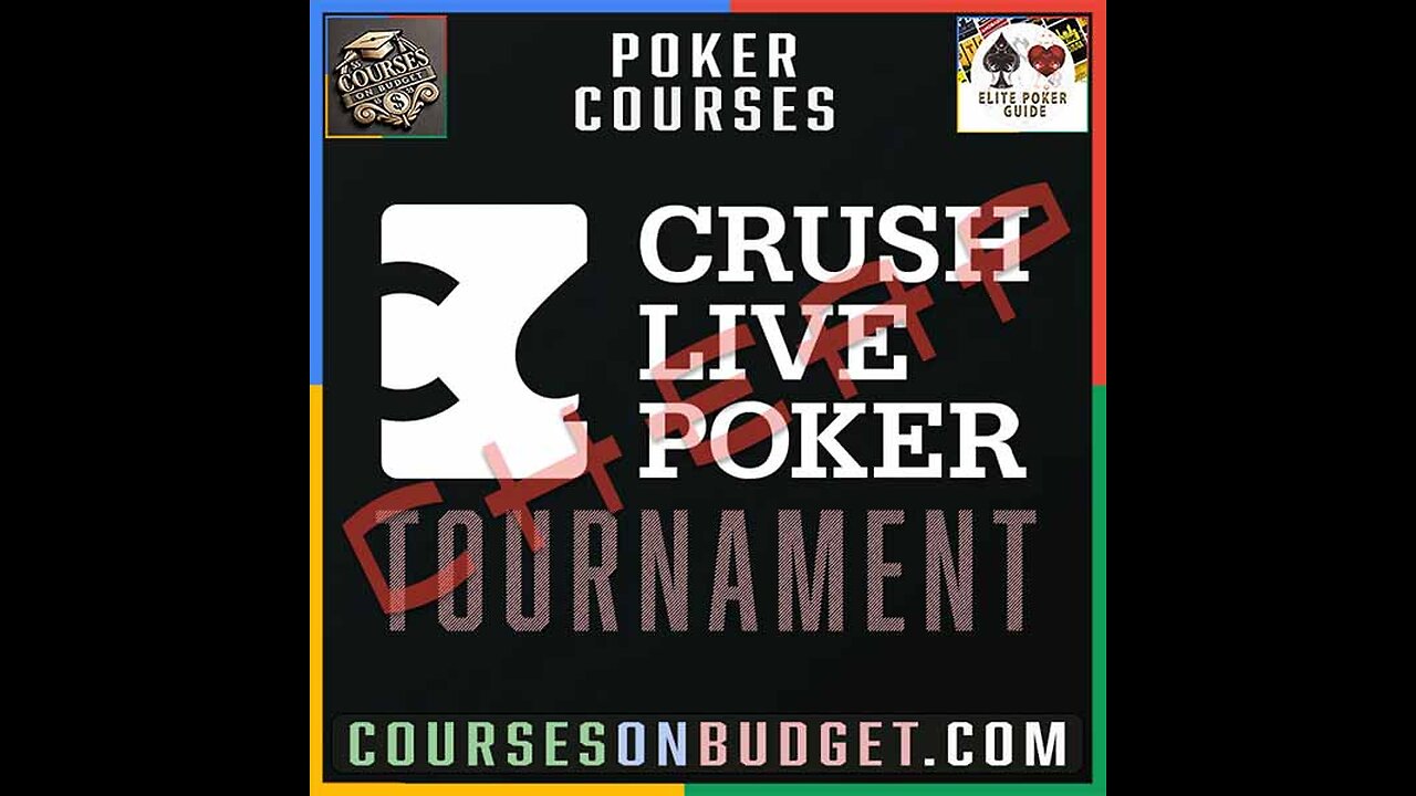 CRUSH LIVE POKER TOURNAMENT