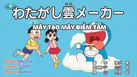 Doraemon Tập 816 - Phần 2 | Máy tạo mây điểm tâm