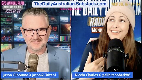 The Daily Australian EP 134: Wednesday July 16th, with Nicola and Jason