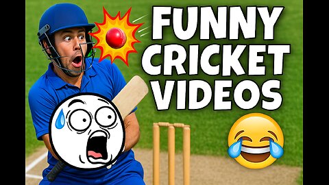 Cricket funny blooper 😂