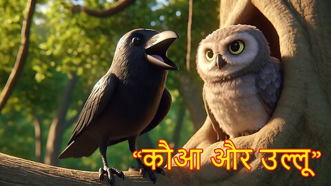 कौआ और उल्लू | अहंकार और बुद्धिमानी की कहानी | नैतिक कथा