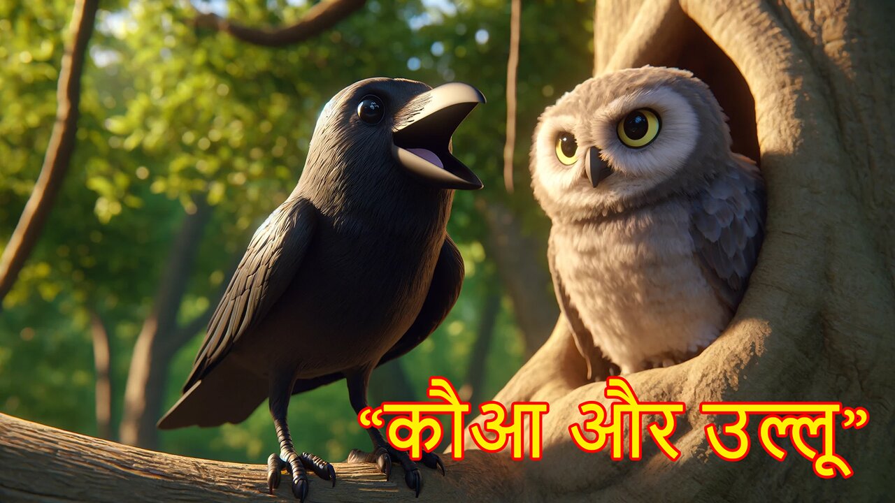 कौआ और उल्लू | अहंकार और बुद्धिमानी की कहानी | नैतिक कथा