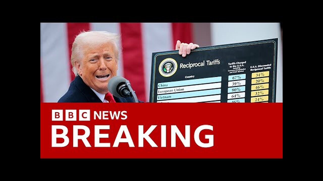 Trump announces 90-day pause on new tariffs and raises China tariffs | BBC New
