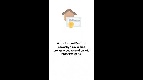 What is Tax Lien Certificate?