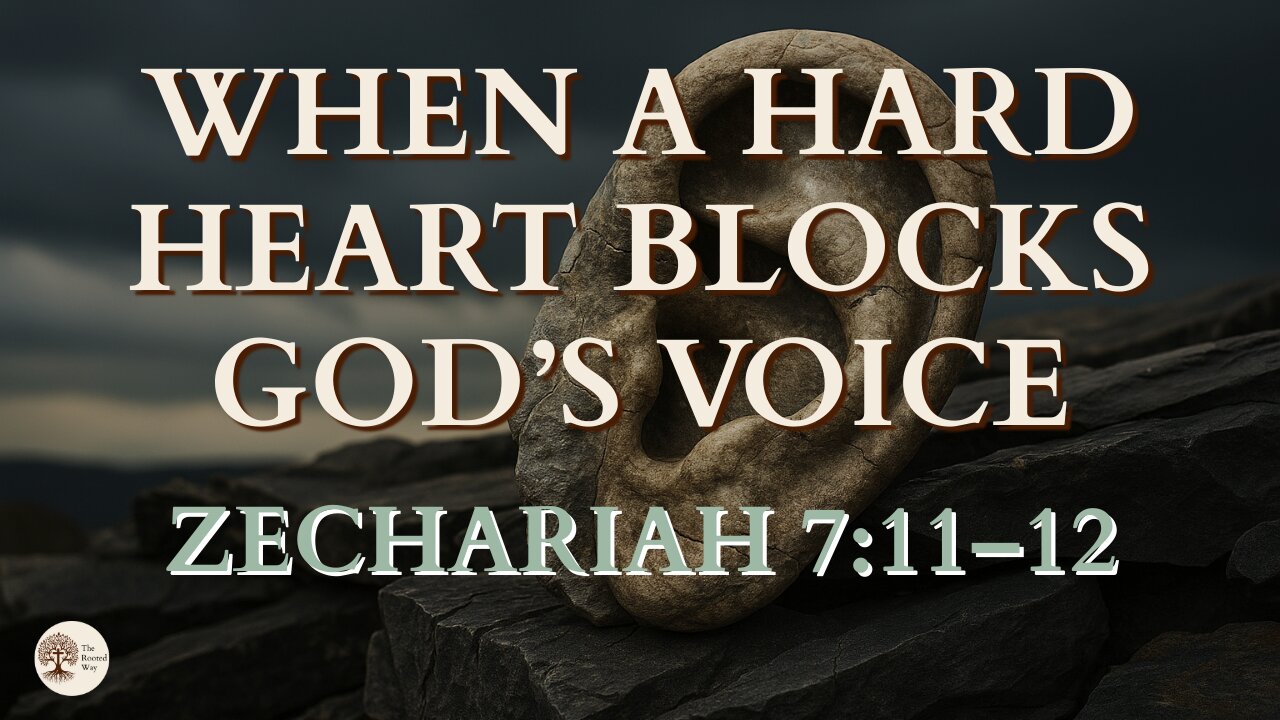 When a Hard Heart Blocks God’s Voice | Zechariah 7:11–12
