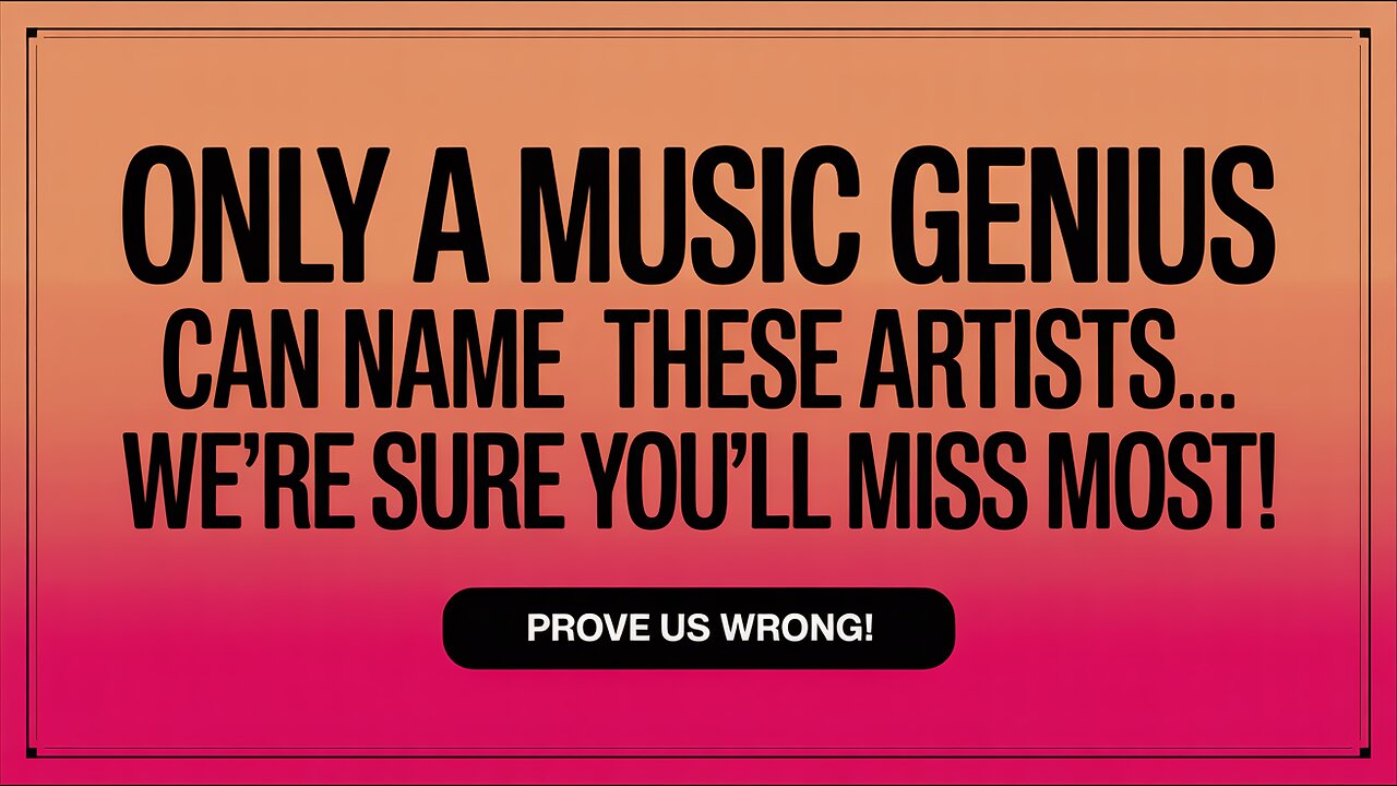 Music Quiz For Music Geniuses