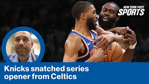 The Knicks' high-priced wings came up big in Game 1 against the Celtics