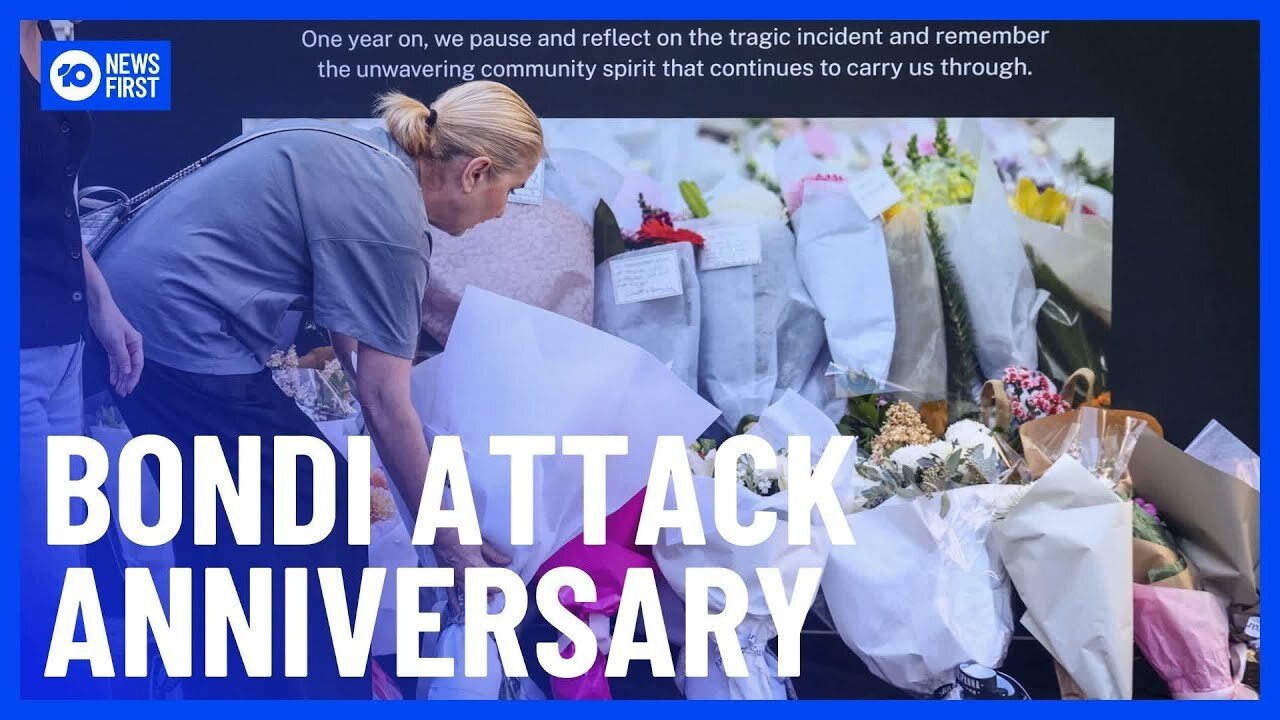Memorial Marks 12 Months Since 16 Were Stabbed Inside Bondi Junction In Sydney | 10 News First