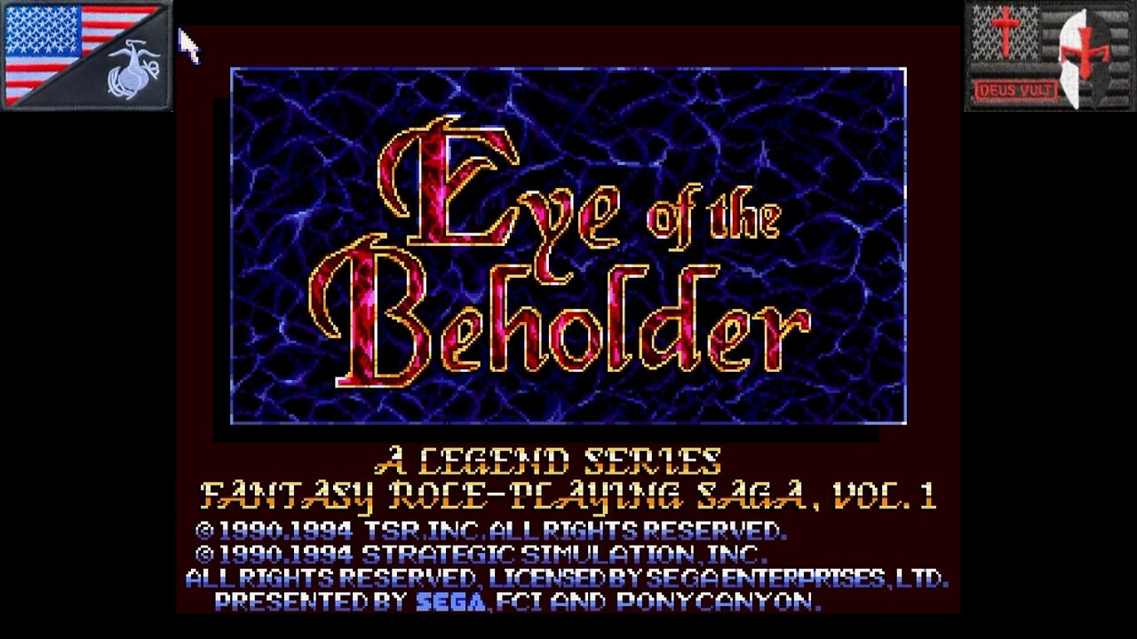 AD&D: Eye of the Beholder (Mega CD - Attract Mode) [EU Version of "アドバンスド・ダンジョンズ & ドラゴンズ: 見る者の目"]