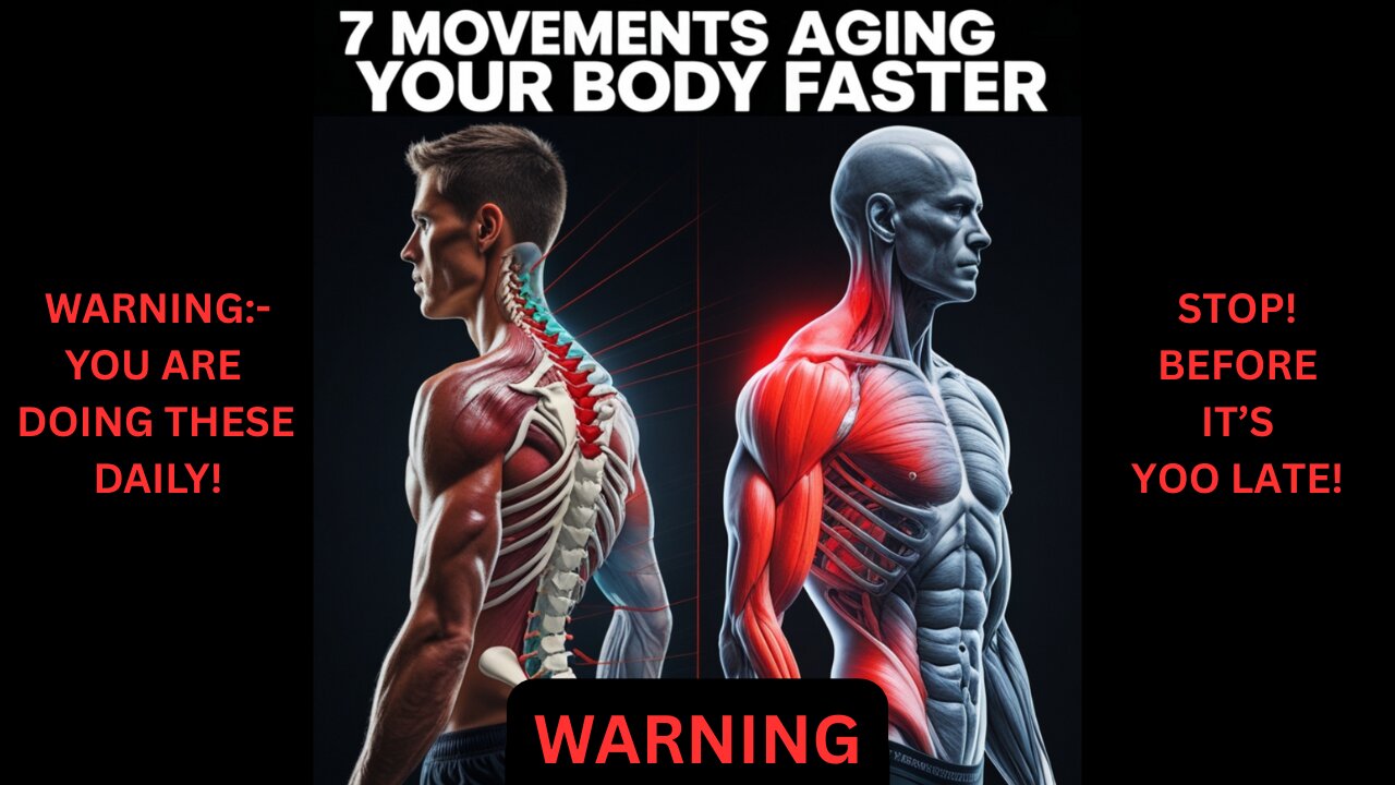 ⚠️ 7 EVERYDAY MOVEMENTS SILENTLY DESTROYING YOUR BODY ⚠️