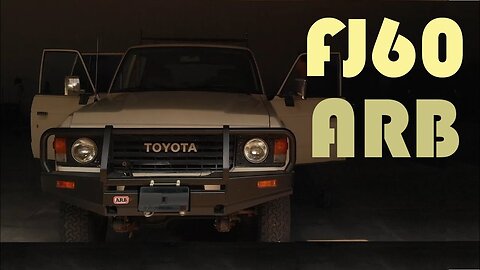 Land Cruiser FJ60 ARB Bumper Install