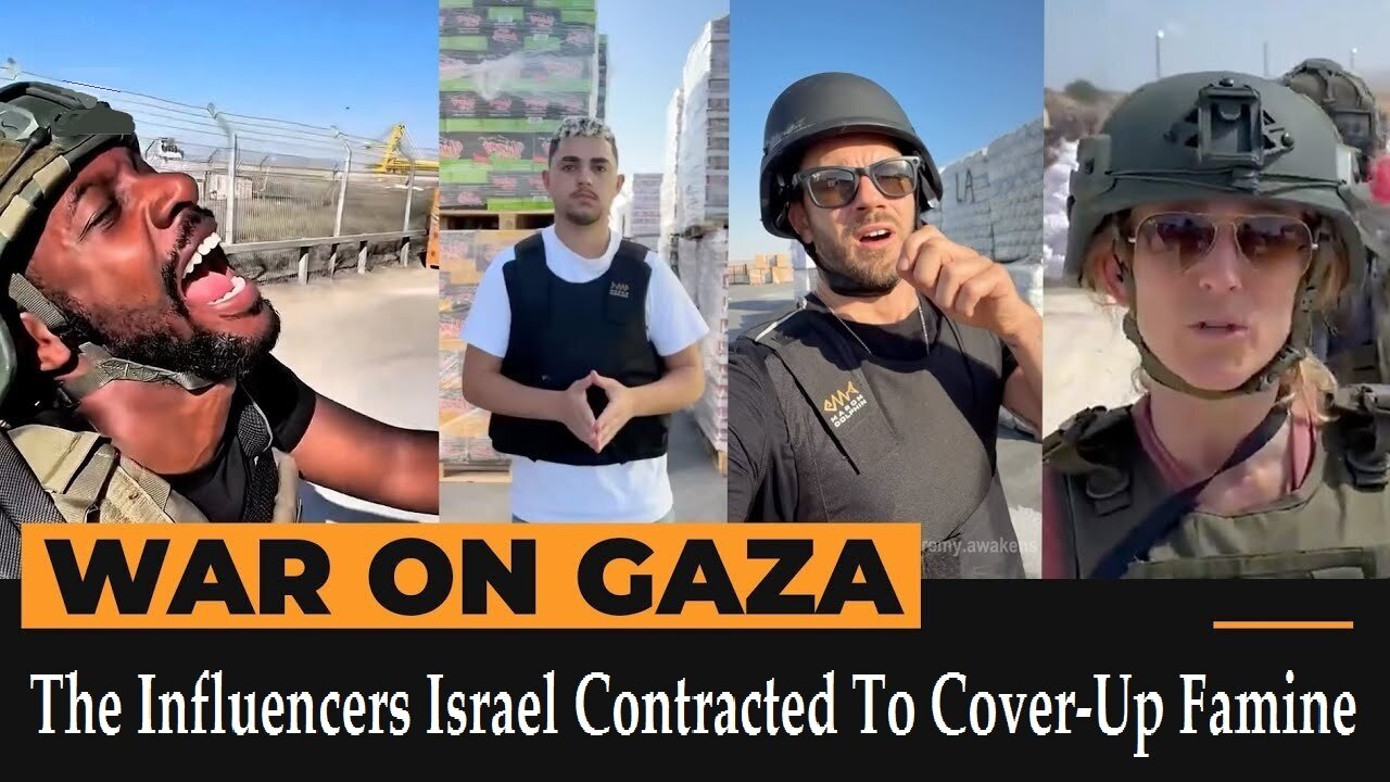 The Influencers Israel Contracted To Cover-Up Famine