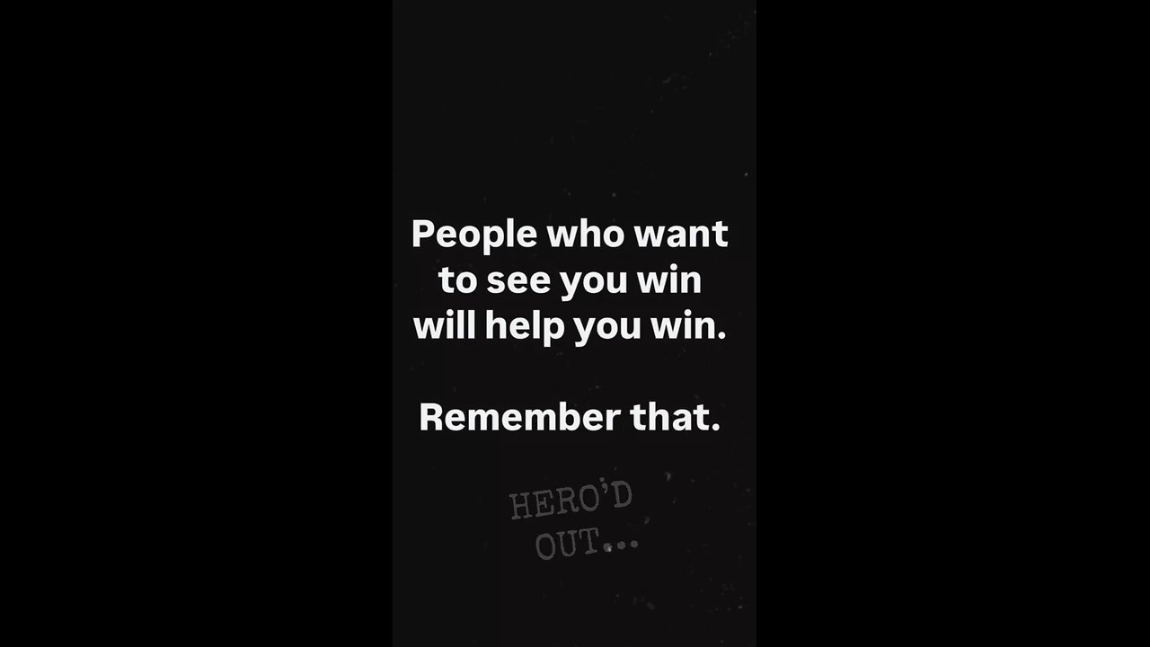 Champion for each other