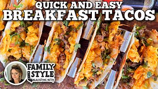 Betty's Breakfast Tacos on the Blackstone Griddle