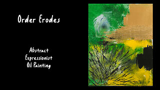 From Calm to Collapse: A Raw Abstract Painting of Inner Turmoil