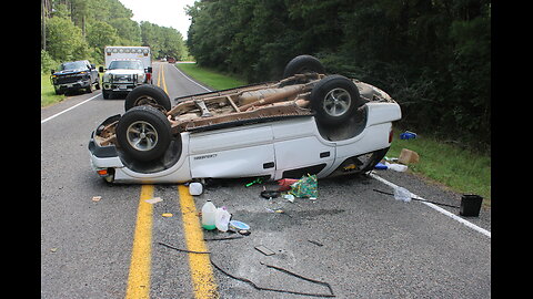 DRIVER ROLLS SUV, ALCOHOL SUSPECTED, GOODRICH TEXAS, 08/01/25...