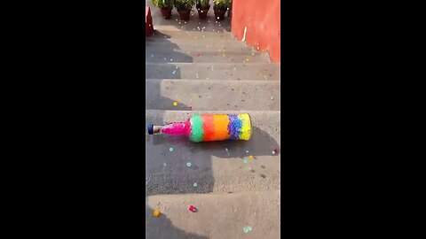 Glass Bottle vs Stairs – Hardness Test Experiment 🔥