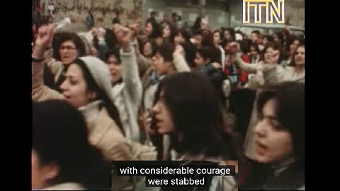 1979: Iranian Revolution: Women Protest Against Compulsory Hijab ~ by ITN Archive