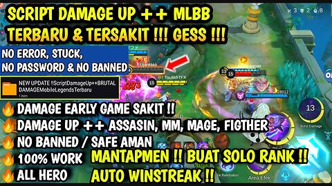 HACK DAMAGE HERO MLBB!!