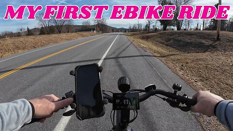 My first Ebike ride