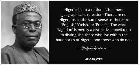 WE NEVER STOP OUR QUEST TO SELF DETERMINATION YORUBA NATION THE ONLY SOLUTION