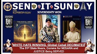 ⚡️SEND IT SUNDAY⚡️ White Hats Won? 51st State Next? Cabal Dismantled? 5/5 Marker, Trump Card Active!