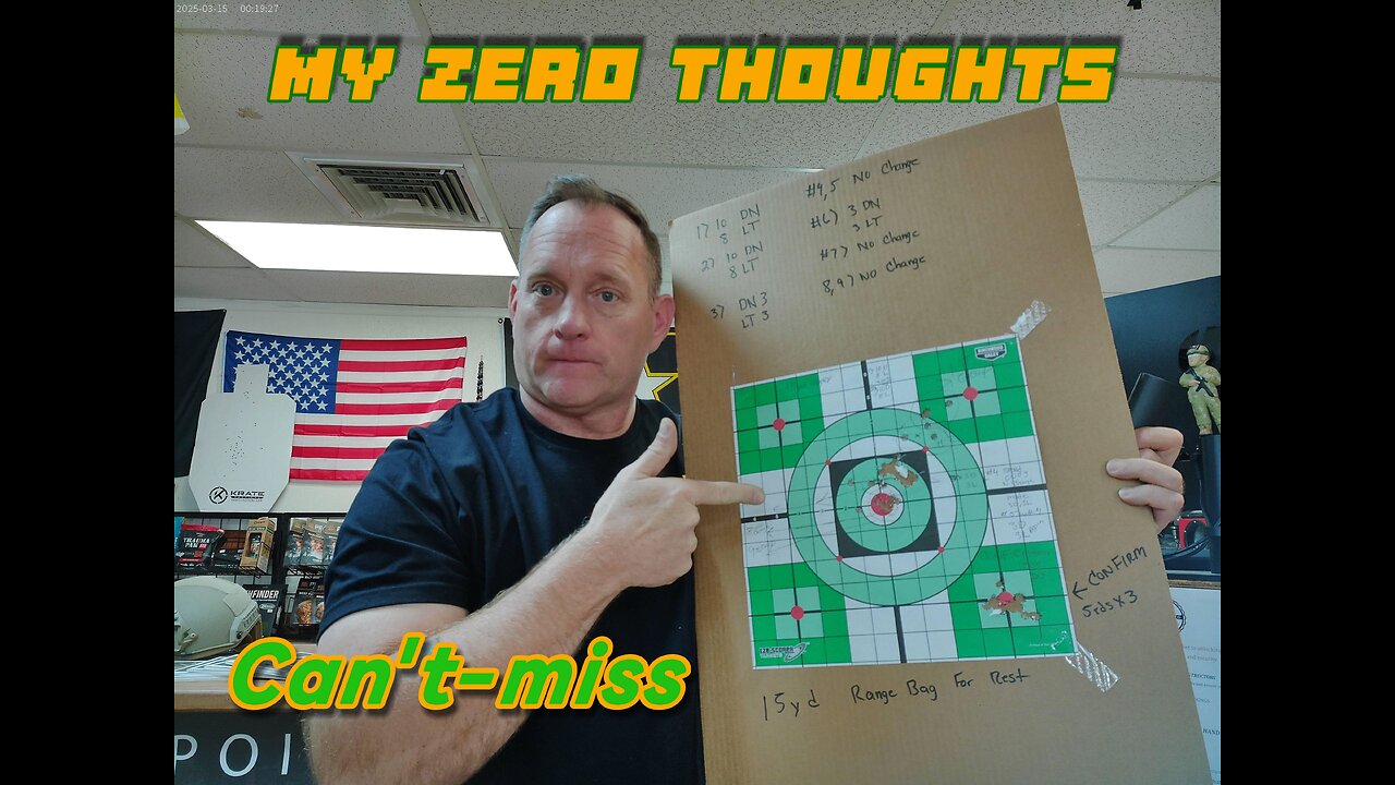 My Zero Thoughts #FirearmZeroing