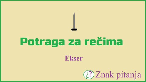 Potrga za rečima
