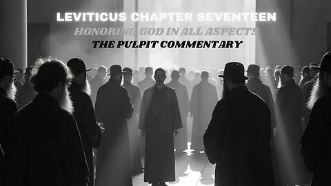 Leviticus Chapter 17 The Pulpit Commentary