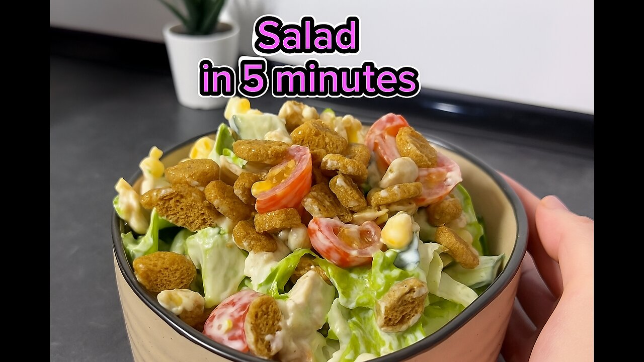 Salad in 5 minutes 🥗⏱️