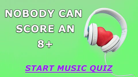 Very Hard Music Quiz