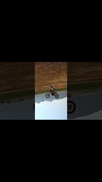 No Hander Dirt Bike Backflip 🎬 Seth Shults #Shorts #Moto