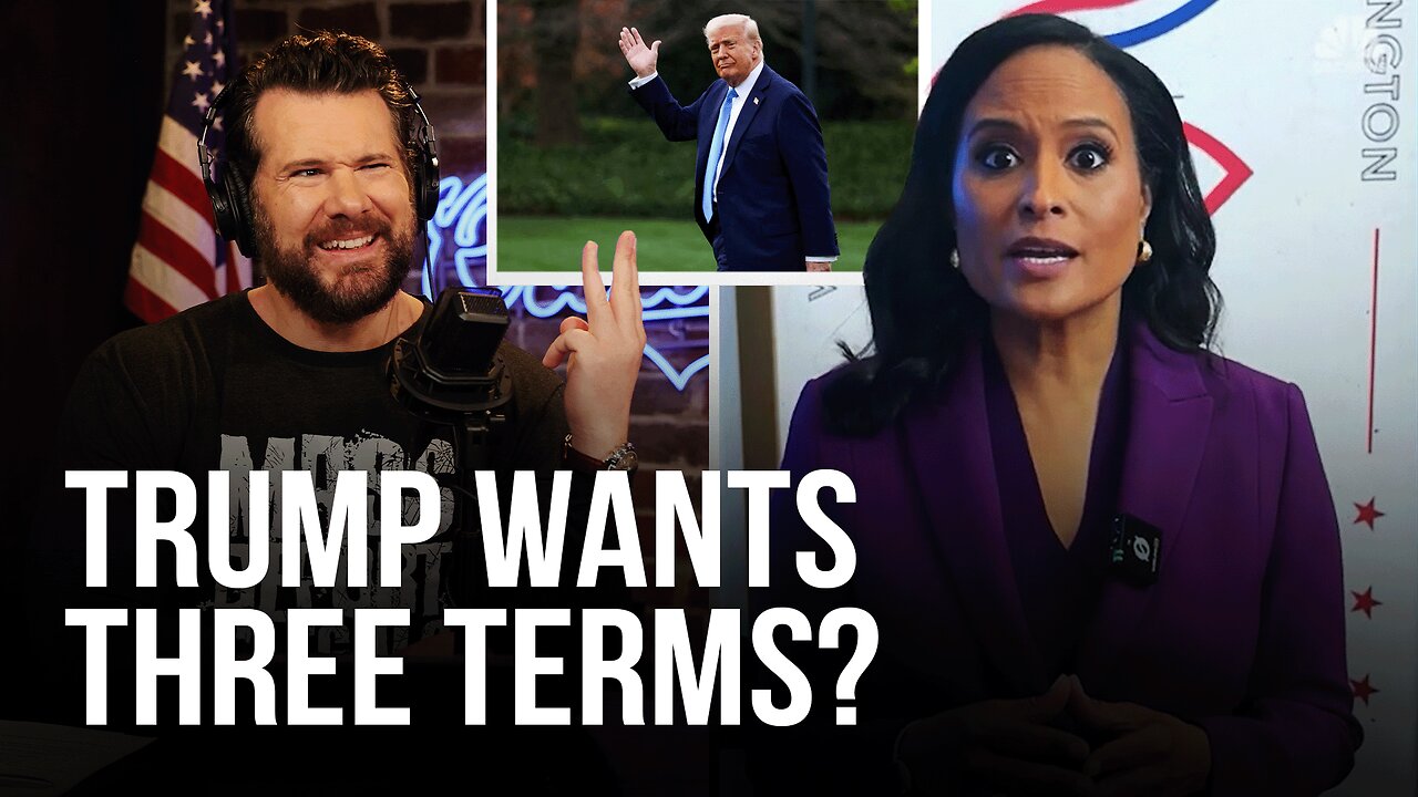 MSNBC Liar Kristen Welker Fearmongers about Trump's Third Term