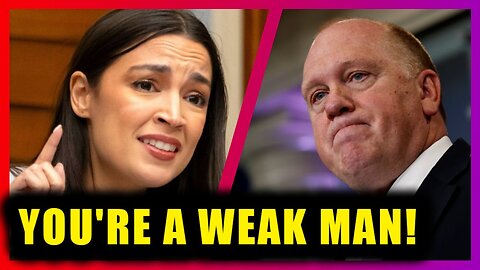 Ocasio-cortez DESTROYS Tom Homan and EXPOSES his dark secret LIVE in Congress