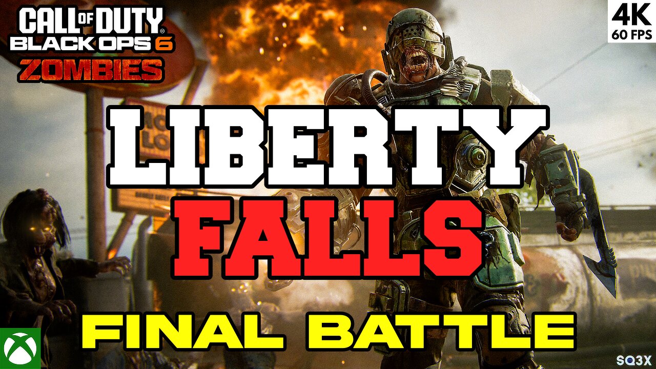 LIBERTY FALLS 🧟‍♀️THE FINAL BATTLE Playthrough - COD BO6 ZOMBIES