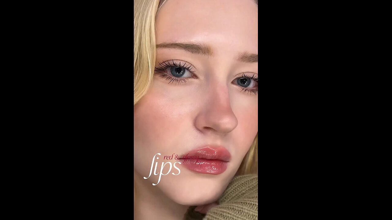 Not a paid ad! But cute glossy lips from the most recent