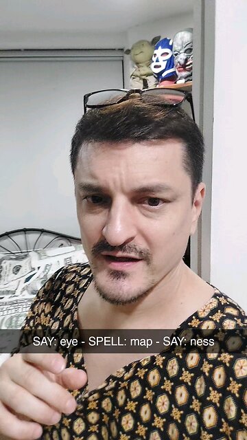 SAY: eye - SPELL: map - SAY: ness #games #languagequiz