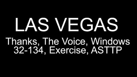 HDRCFX LAS VEGAS SHOOTING 05 THANKS, THE VOICE, WINDOWS, EXERCISE, ASTTP