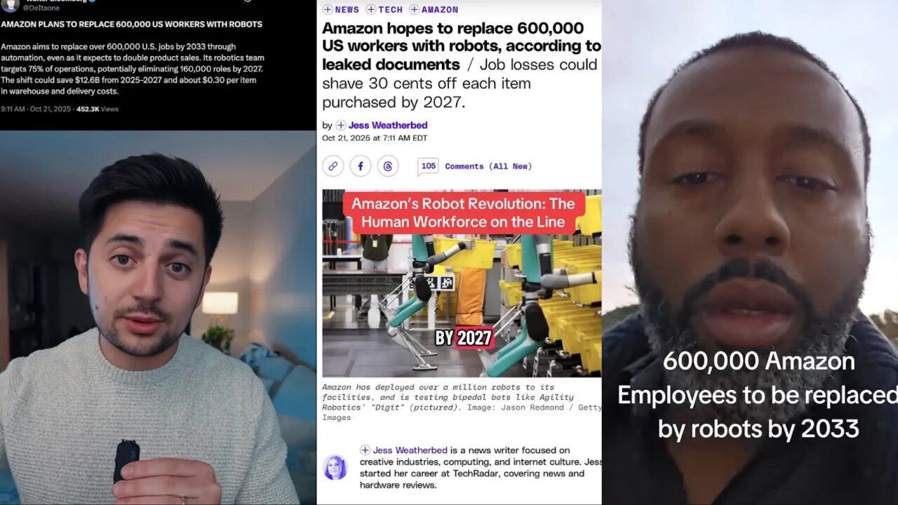 Amazon Automation: Plan to Replace 600,000 Workers By 2033