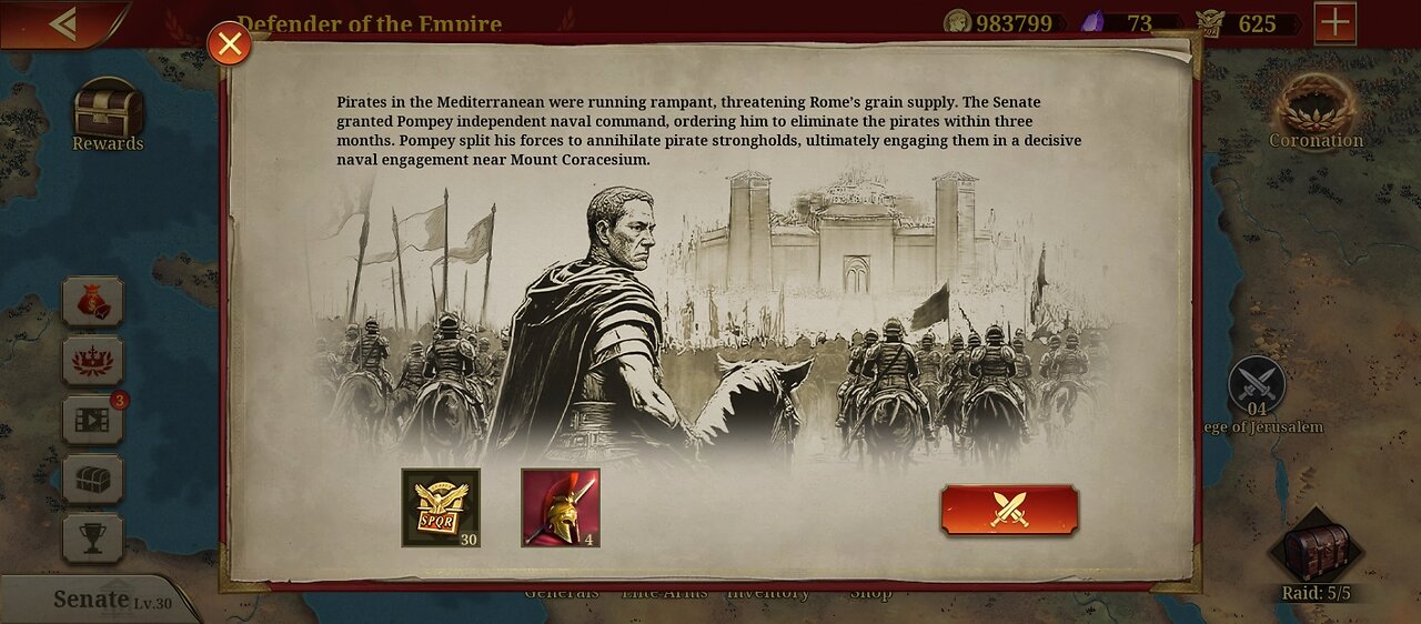 Great Conqueror Rome: Rise of Monarchs: Triumphator: Defender of the Empire: Pompey V2