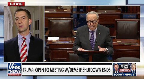 Sen Cotton Blasts Democrats: Come to Your Senses Amid Shutdown Chaos!