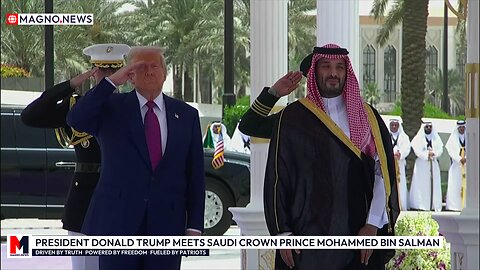 🇺🇸|🇸🇦 President Trump's Royal Welcome by Crown Prince of Saudi Arabia Mohammed Bin Salman in Riyadh