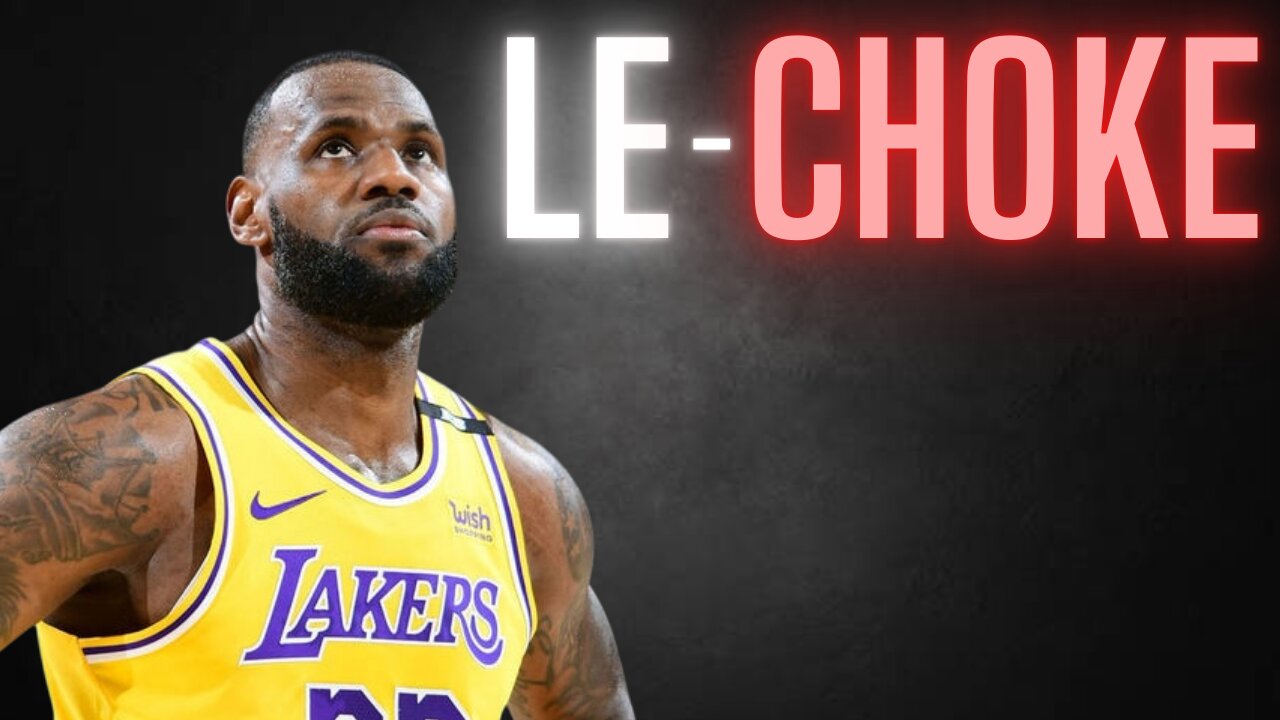 LeBron Choking Yet Again...in the First Round