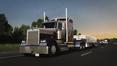 ATS | Kenworth W900 | Hutchinson KS to Dodge City KS | Scaffolding 19,000lb