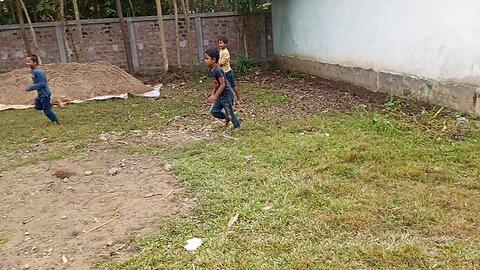student playing Football
